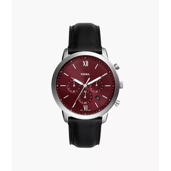 Uhr Neutra Chronograph LiteHide™-Leder schwarz